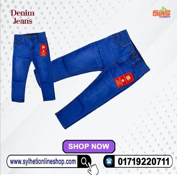 Baby Men's Premium Quality Denim Jeans Pants (Colour-Blue)