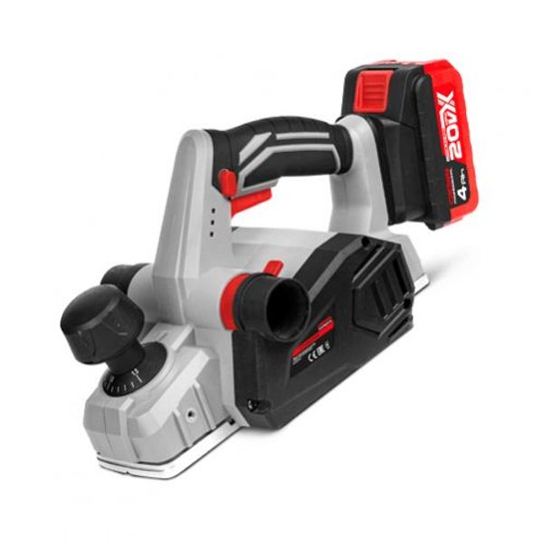CROWN Professional Cordless Power Planer ( with 2Battery,1Charger ), 20V, 4.0Ah, 1.5mm, 82mm; CT24001HX-4