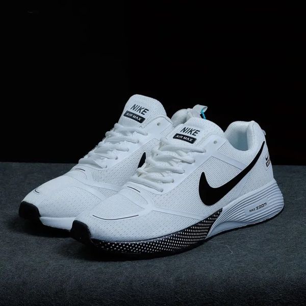 Nike Zoom Sneakers Sports Shoe For Men - White