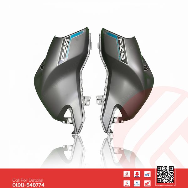 Tanky Box (2D-Mat Grey) for Yamaha FZS V3 (Mat Grey) bike.