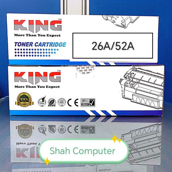 King 26A Black LaserJet Toner Cartridge (For M402DN)