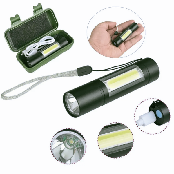 Rechargeable Mini Torch Light – Portable Flashlight