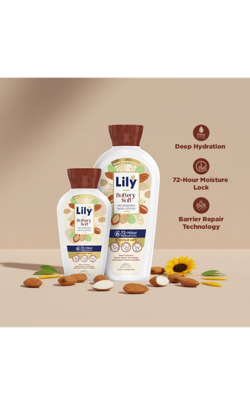 Lily Buttery Soft Nourishing Skin Lotion 100ml - Image 3