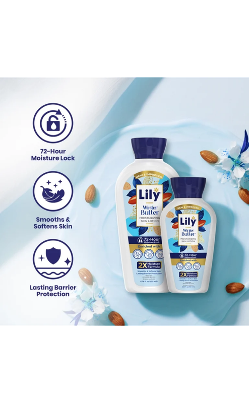 Lily Winter Butter Moisturizing Skin Lotion 100ml - Image 2
