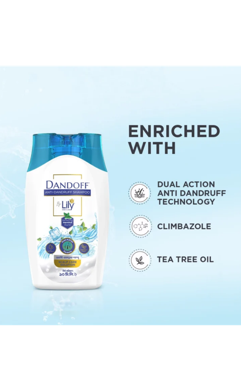Lily Dandoff- Anti Dandruff Shampoo 90ml - Image 2