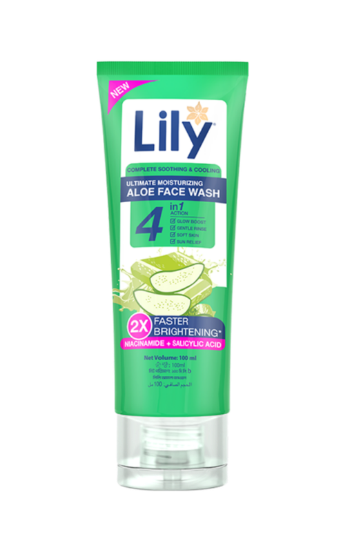 Lily Aloe Facewash 100ml - Image 1