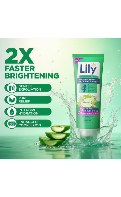 Lily Aloe Facewash 100ml - Image 4