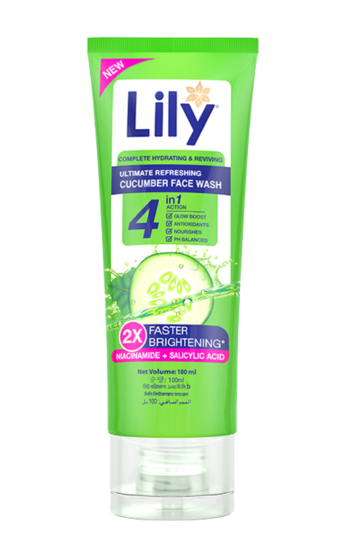 Lily Cucumber Facewash 100ml - Image 1