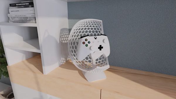 Modern Hive Moon Controller Stand – Sleek Design for PS5 & Xbox