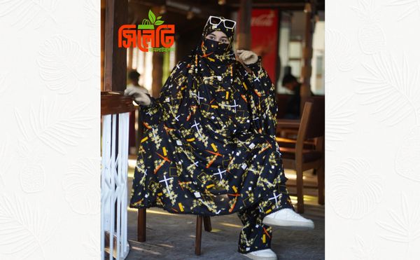 Elegant Palazzo long Khimar Set