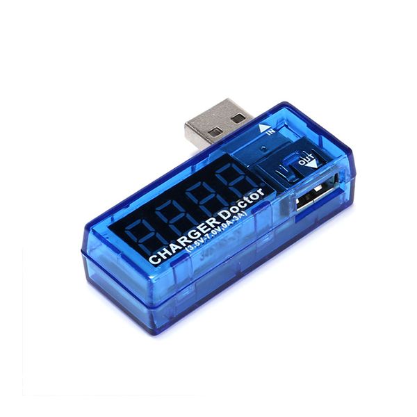 Digital USB Power Tester | Mini USB Charger Doctor | Transparent Voltmeter & Ammeter | Mobile Power Current Voltage Detector