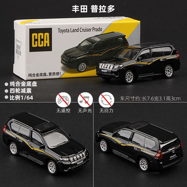 CCA 1:64 Toyota Land Cruiser Prado Black