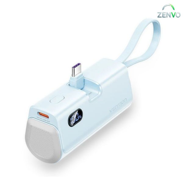 Vention 4800mAh Power Bank 22.5W – Blue