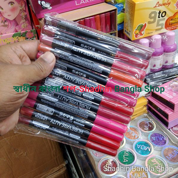 6 Pieces HubeiBeauty Lip Pencils / Matte Lipstick Pencil Set / Lip Pencil / Lipstick Pencil / Non-Stick Lipstick / Long Lasting Lipstick / Makeup Cosmetics - Hubeiybeauty Lip Pencils