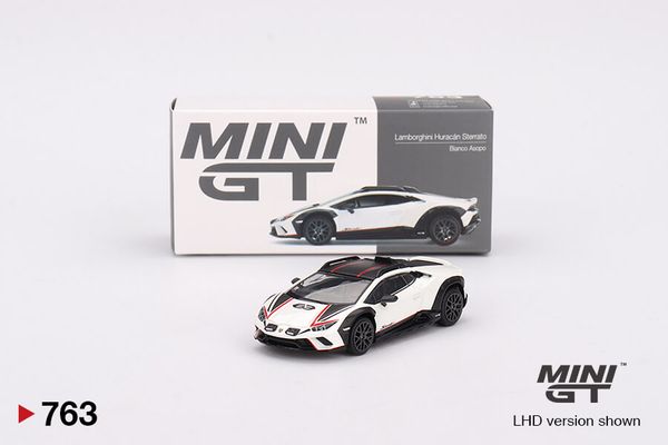 Mini GT 763 Lamborghini Huracán Sterrato Bianco Asopo