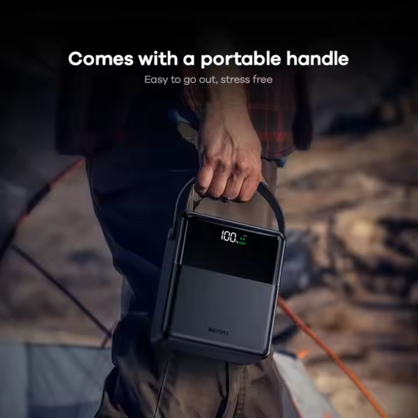 REMAX FP-1 27W+22.5W LED Lamp Fast Charging Power Banks 100000mah High Capacity Portable Laptop Power Bank with LED Lighting