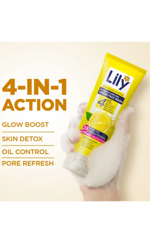 Lemon Facewash 100ml - Image 3