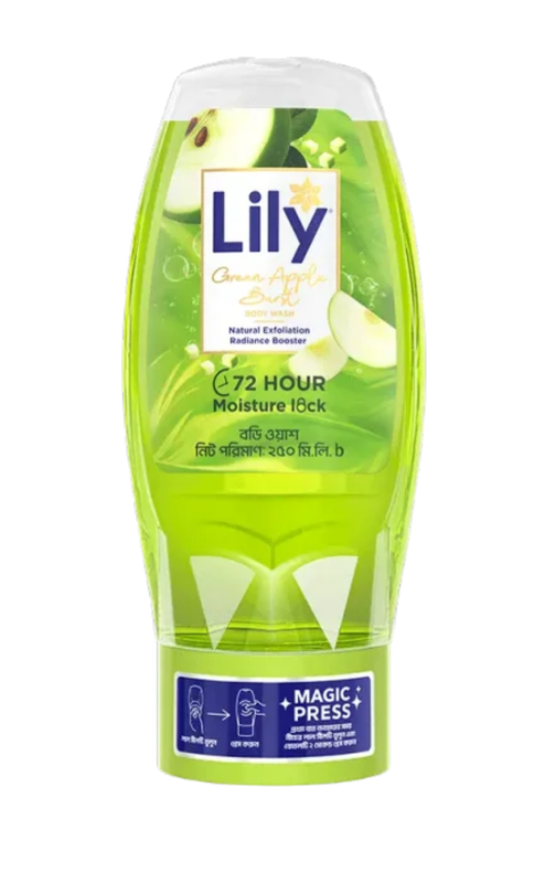 Lily Green Apple Burst Body Wash 250ml - Image 1