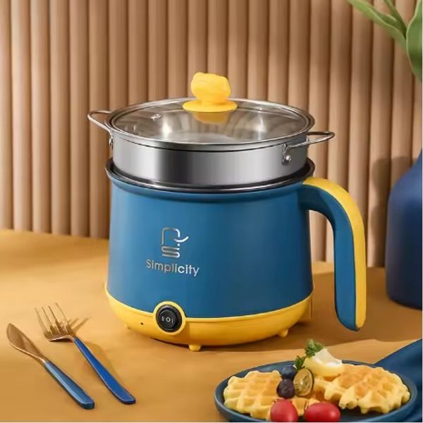 1.8 Liter Electric Rice Cooker & Hot Pot – Best Portable Cooker in BD