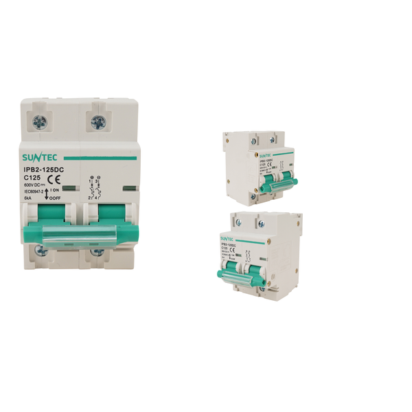 125A DP DC MCB – Heavy Duty Battery Breaker for Solar & Inverter Systems