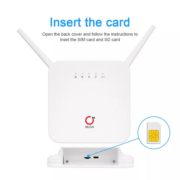 OLAX AX6 Pro 4G LTE Rechargeable WiFi Router