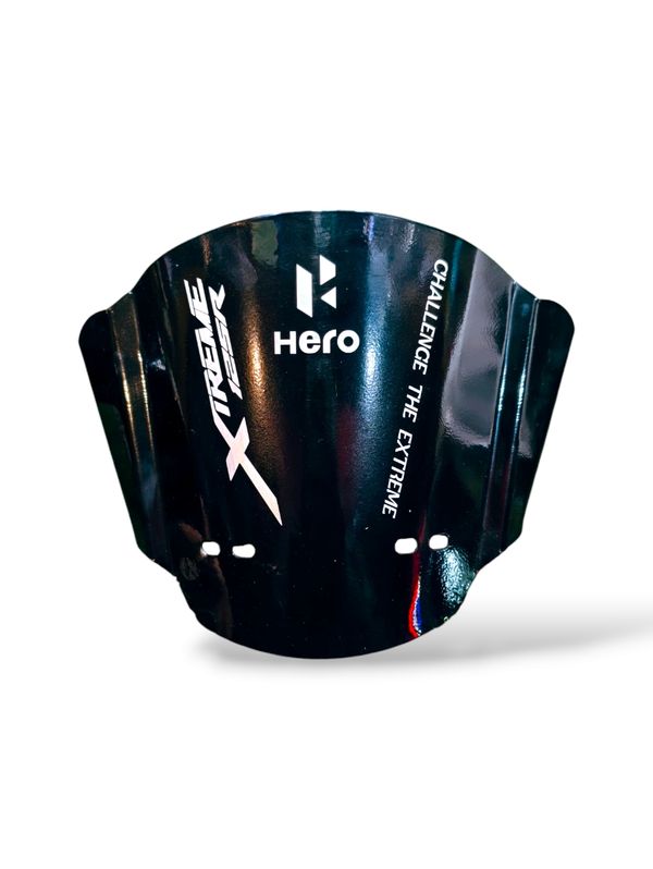Premium Black Metalic Visor For Hero Xtream 125R