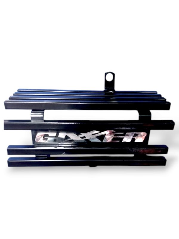 Premium 3D Logo Black Silencer Gourde For Suzuki Gixxer All Model