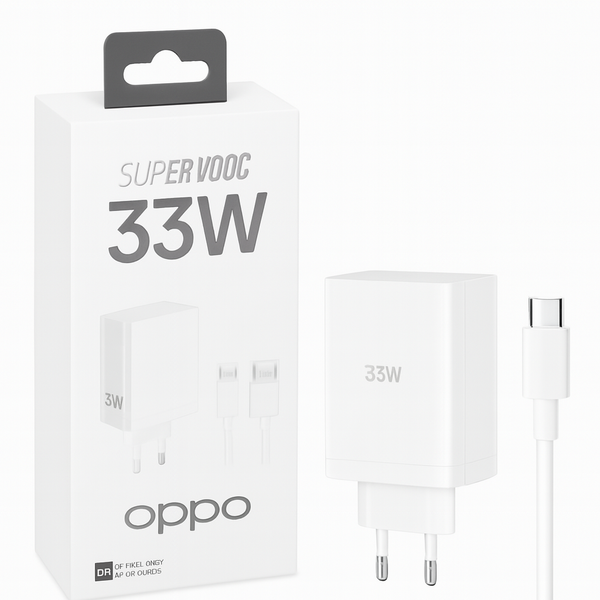 SUPERVOOC 33W SuperFlash Charger – Ultra-Fast Charging for Compatible Devices