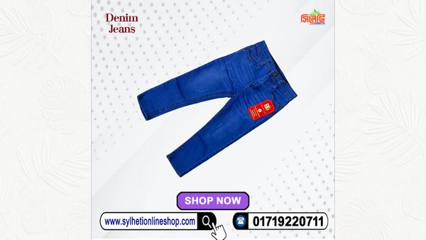 Baby Men's Premium Quality Denim Jeans Pants (Colour: Blue)
