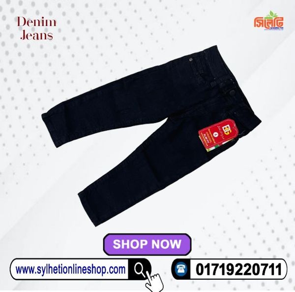 Baby Men's Premium Quality Denim Jeans Pants (Colour: Black)
