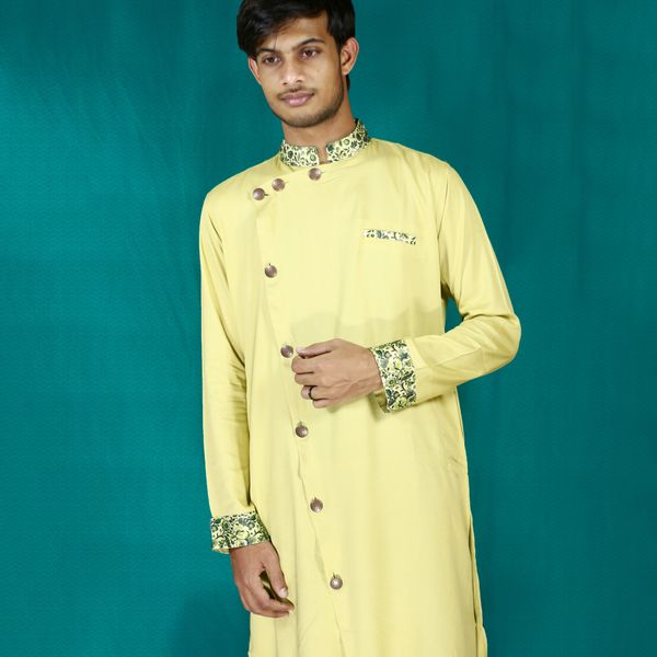 Premium Imported Fabric Trail Cut Panjabi for men