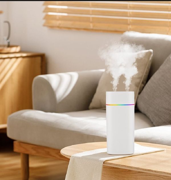 600ml H2O Air Humidifier Portable Mini USB Aroma Diffuser with Cool Mist for Bedroom Home Car Plants Purifier Humificador