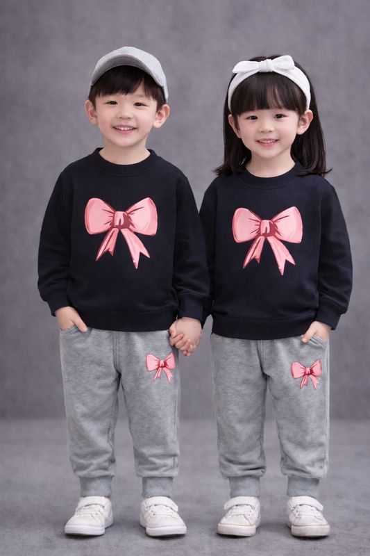 Elegant Stylish Baby sweet shirt & hoody and trouser Set - Image 3