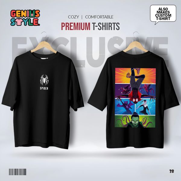 Marvel Spider Man Drop Shoulder T-shirt - 38