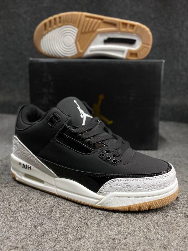 Jordan 3 Retro Black White Gum