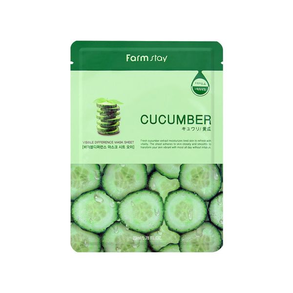 Farmstay Visible Difference Mask Sheet Cucumber