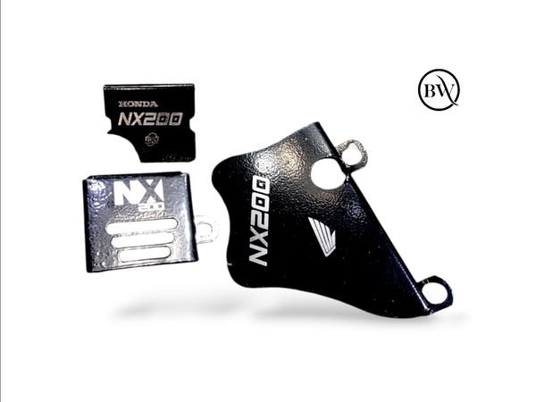 Premium Combo Package For Honda NX-200 ( Oil Pot Gourde,Master Cylinder Gourde, Caliper Gourde )