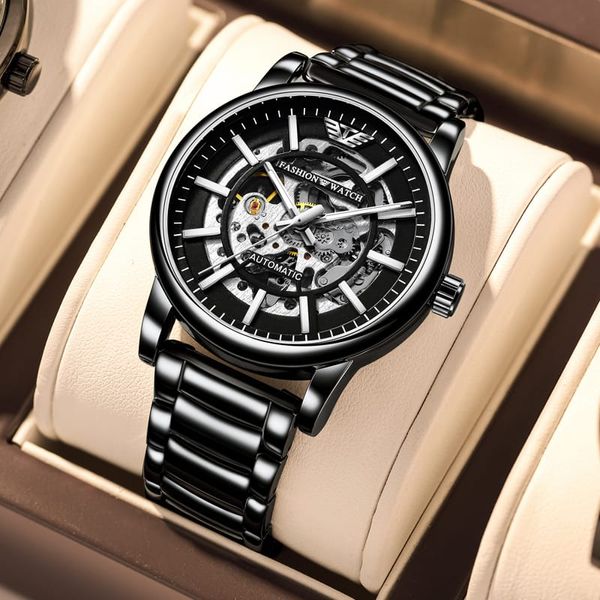 Trsoye 8386 Automatic Mechanical Watch for Men Fashionable and Cool Design