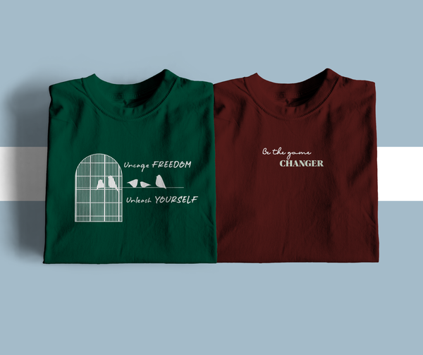 Game Changer + Uncage Freedom Premium T-Shirt Combo Package