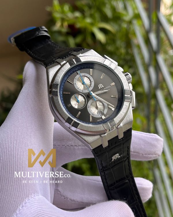 Maurice Lacroix Black Dial Black Belt (AA)