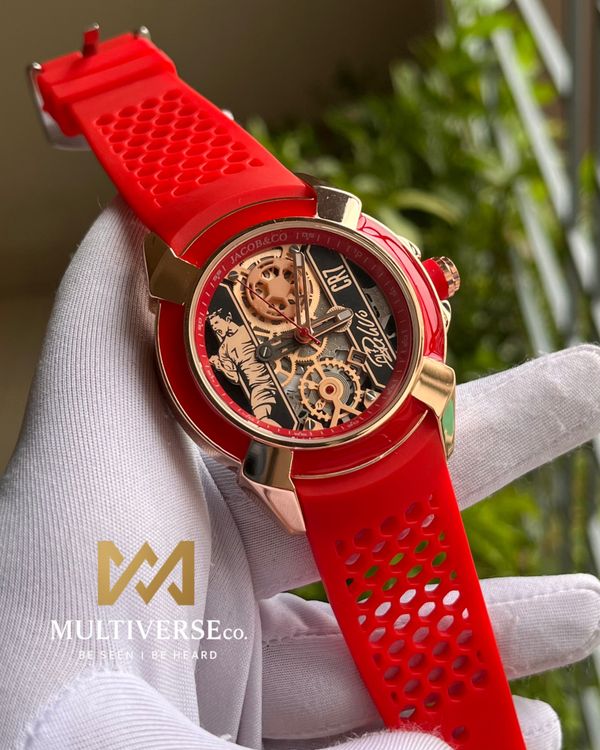 CR7 Jacob and Co Red & Golden (AA)