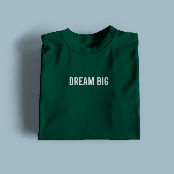 Dream Big + Never Give Up Premium Cotton T-Shirt Combo Package - Image 2