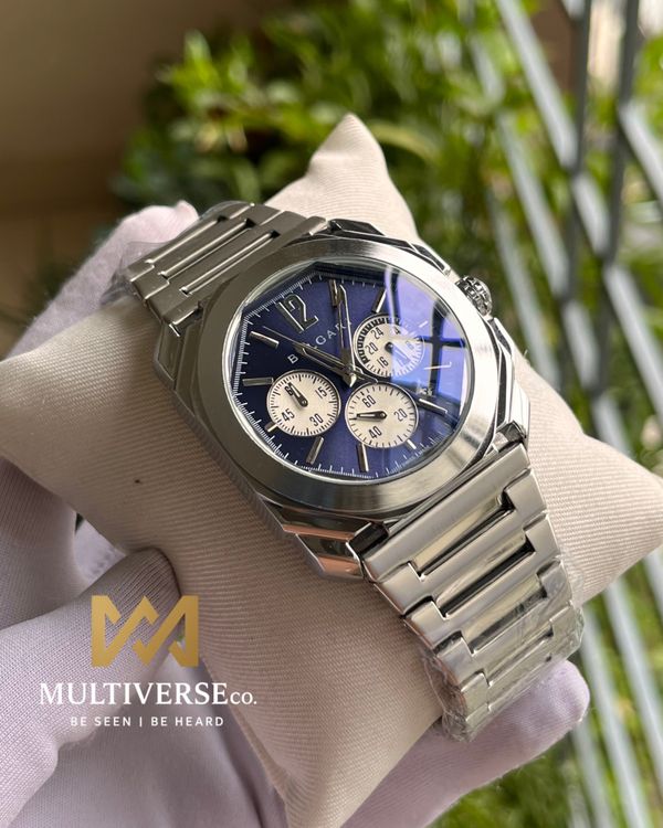 BVLGARI OCTO FINISSIMO SILVER BLUE (AA)