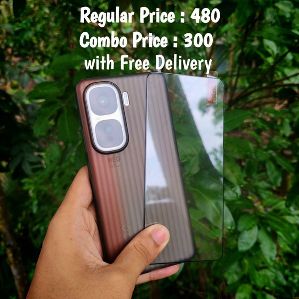 IQOO Neo10 combo slim cover + screen protector fingerprint granted