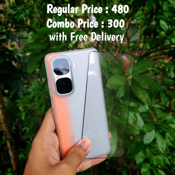 IQOO Neo10 combo slim cover + screen protector fingerprint granted