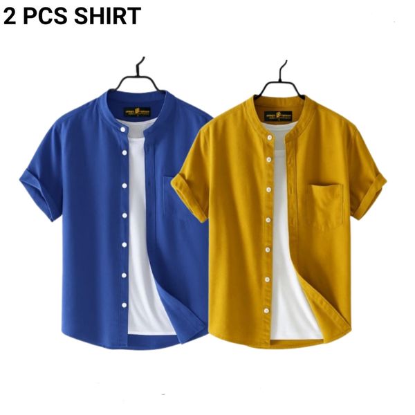 ✨ Oxford Cotton Half Sleeve Shirt for Men - Smart & Casual Look | হাফ স্লিভ শার্ট ⭐