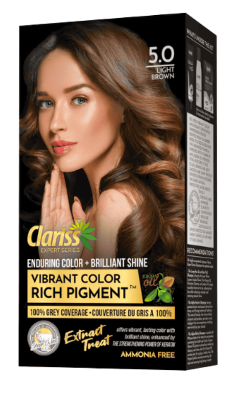 Clariss Hair Color 5.0 Light Brown - Image 1