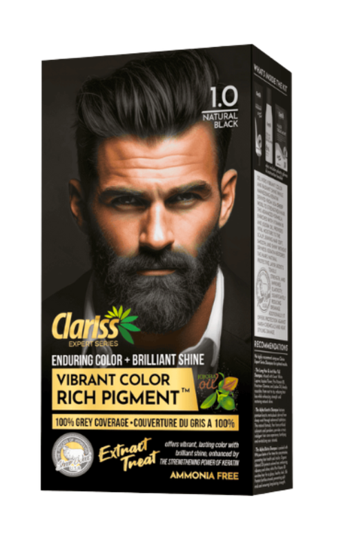 Clariss Hair Color 1.0 Natural Black - Image 1