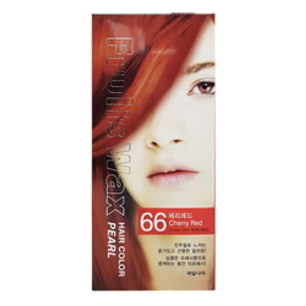 Welcos Fruits Wax Hair Color Pearl Fruit 66 Cherry Red