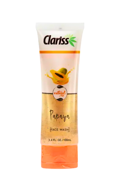 ক্ল্যারিস পাপায়া  ফেসওয়াশ 100ml ।CLARISS Papaya Face Wash 100ml - Image 1
